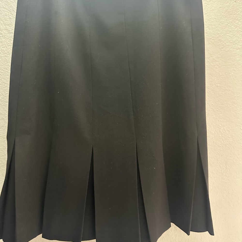Nine West Elegant Black A-Line Skirt